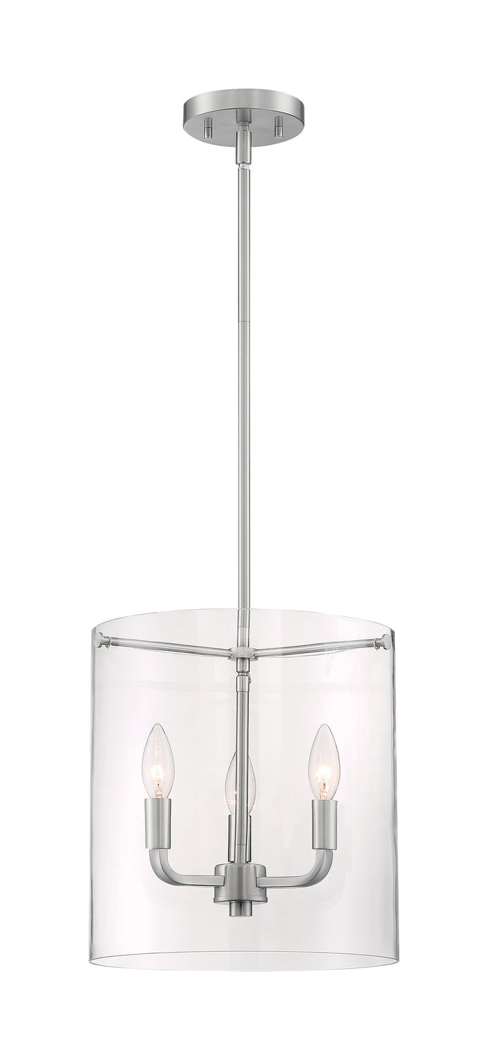 Nuvo Lighting - 60-7177 - Three Light Pendant - Sommerset - Brushed Nickel