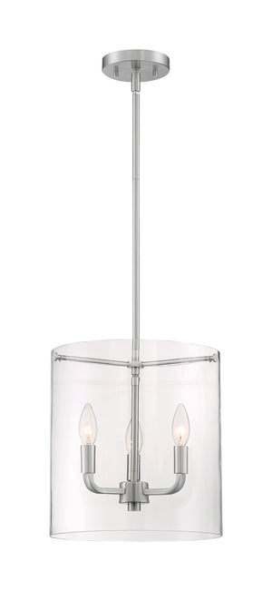 Nuvo Lighting - 60-7177 - Three Light Pendant - Sommerset - Brushed Nickel