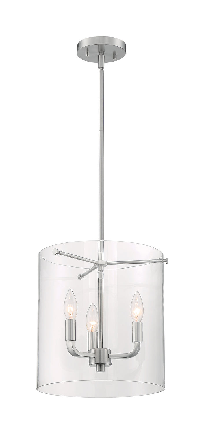 Nuvo Lighting - 60-7177 - Three Light Pendant - Sommerset - Brushed Nickel