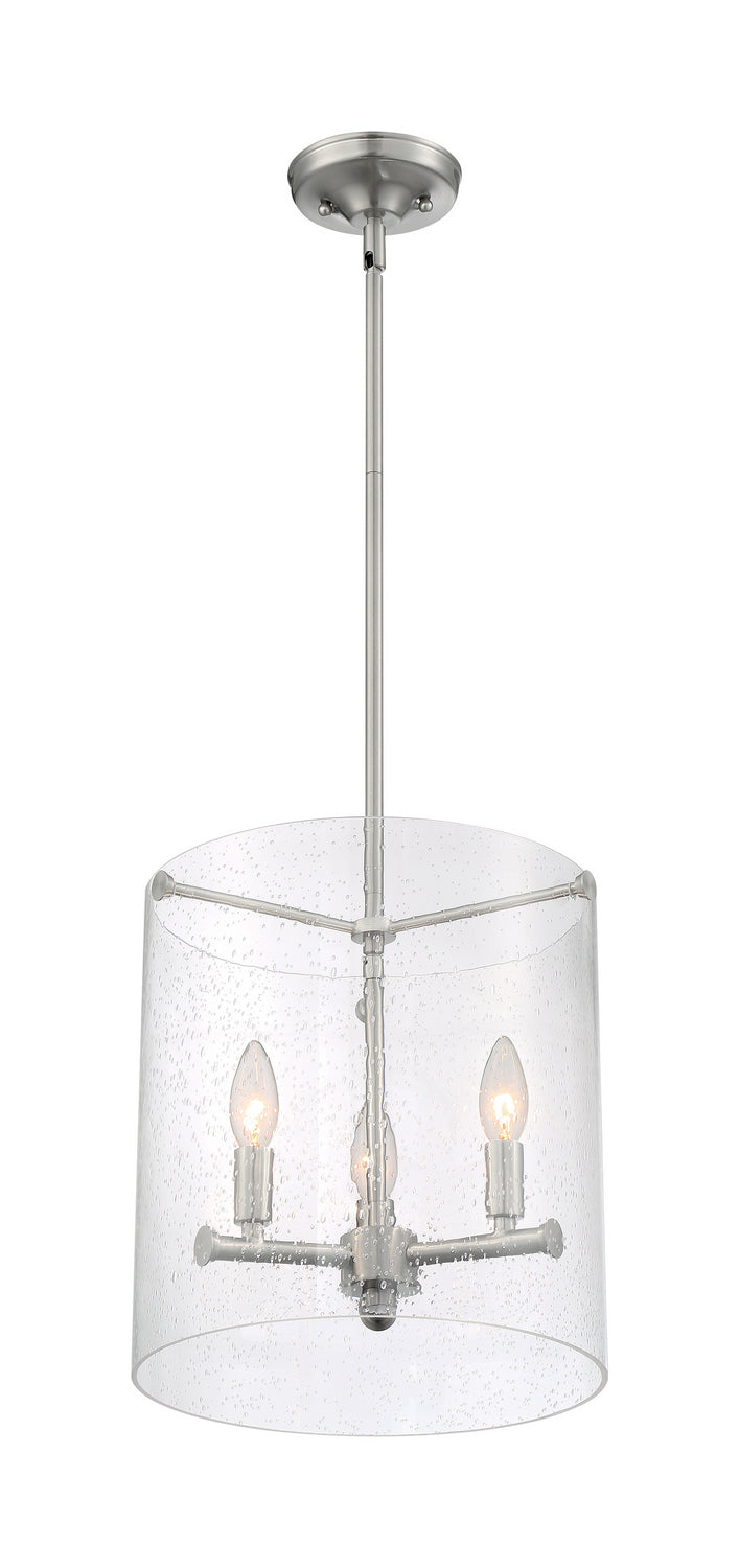 Nuvo Lighting - 60-7187 - Three Light Pendant - Bransel - Brushed Nickel