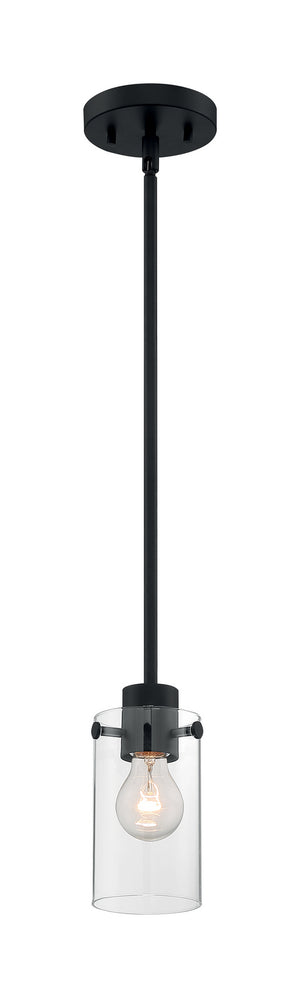 Nuvo Lighting - 60-7270 - One Light Mini Pendant - Sommerset - Matte Black