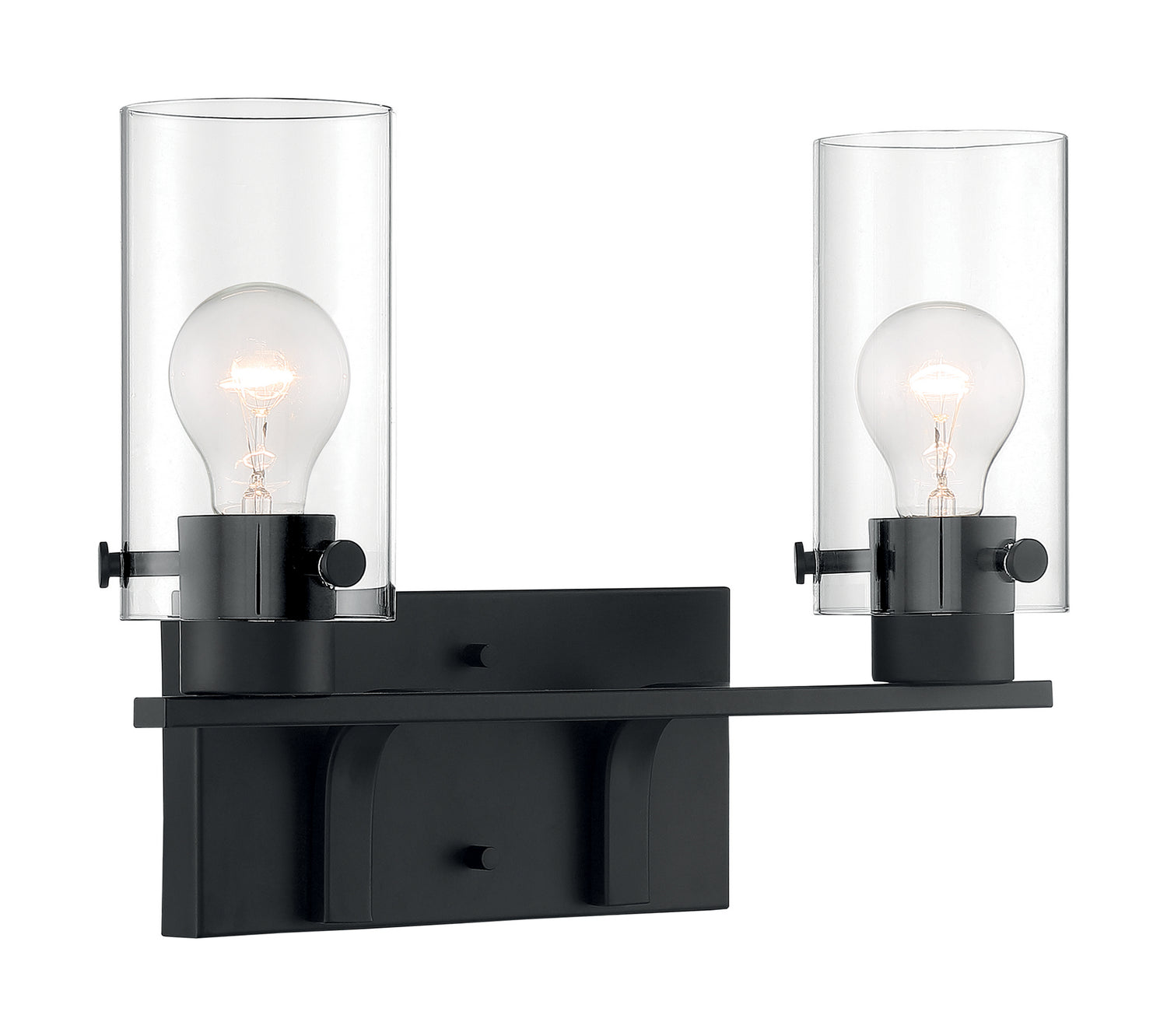 Nuvo Lighting - 60-7272 - Two Light Vanity - Sommerset - Matte Black