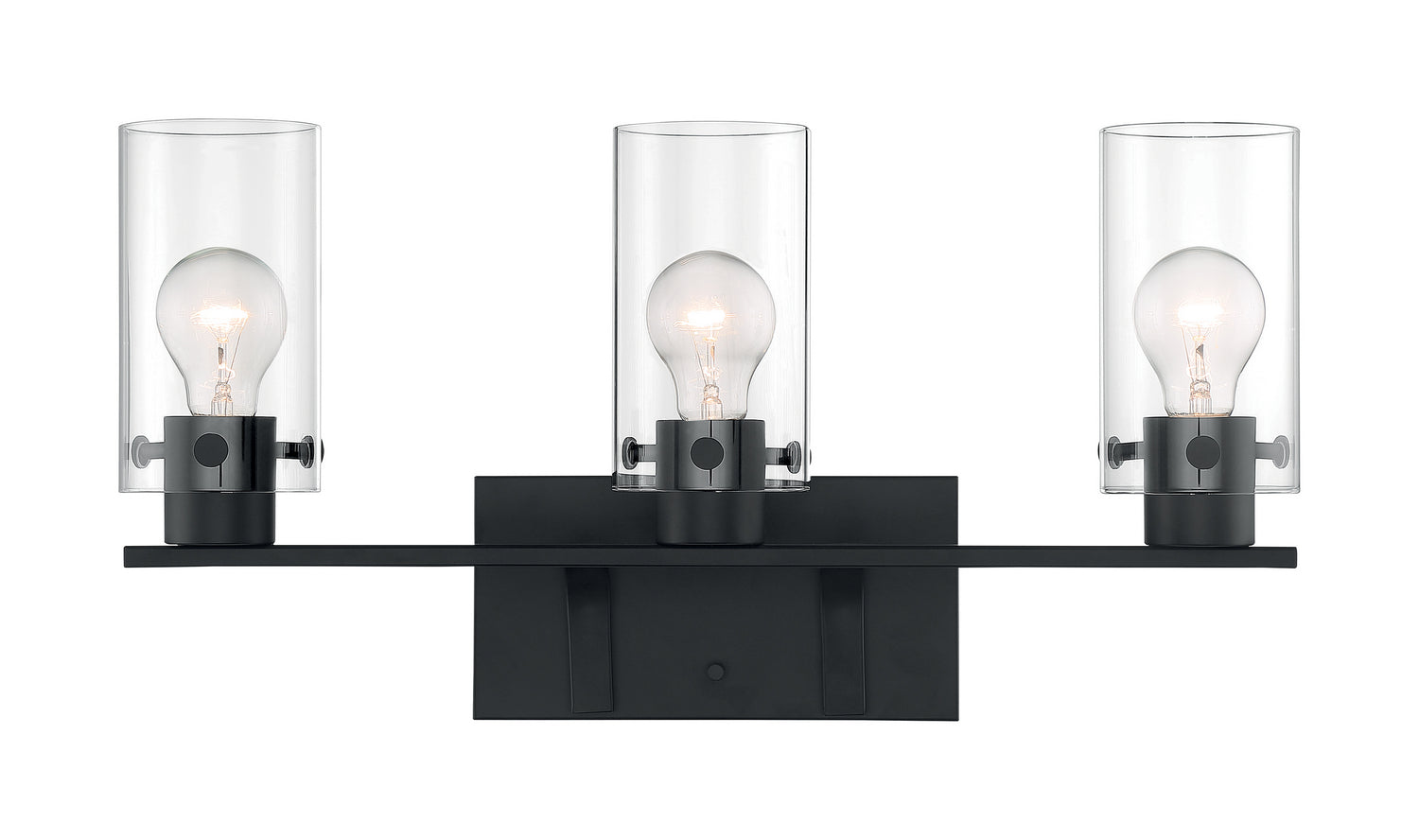 Nuvo Lighting - 60-7273 - Three Light Vanity - Sommerset - Matte Black