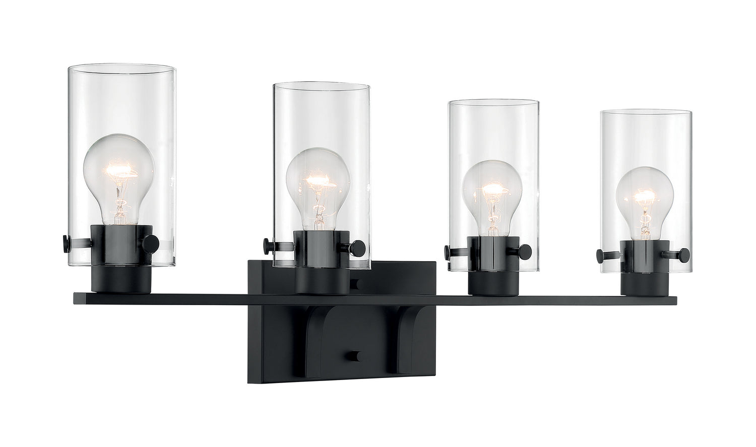 Nuvo Lighting - 60-7274 - Four Light Vanity - Sommerset - Matte Black