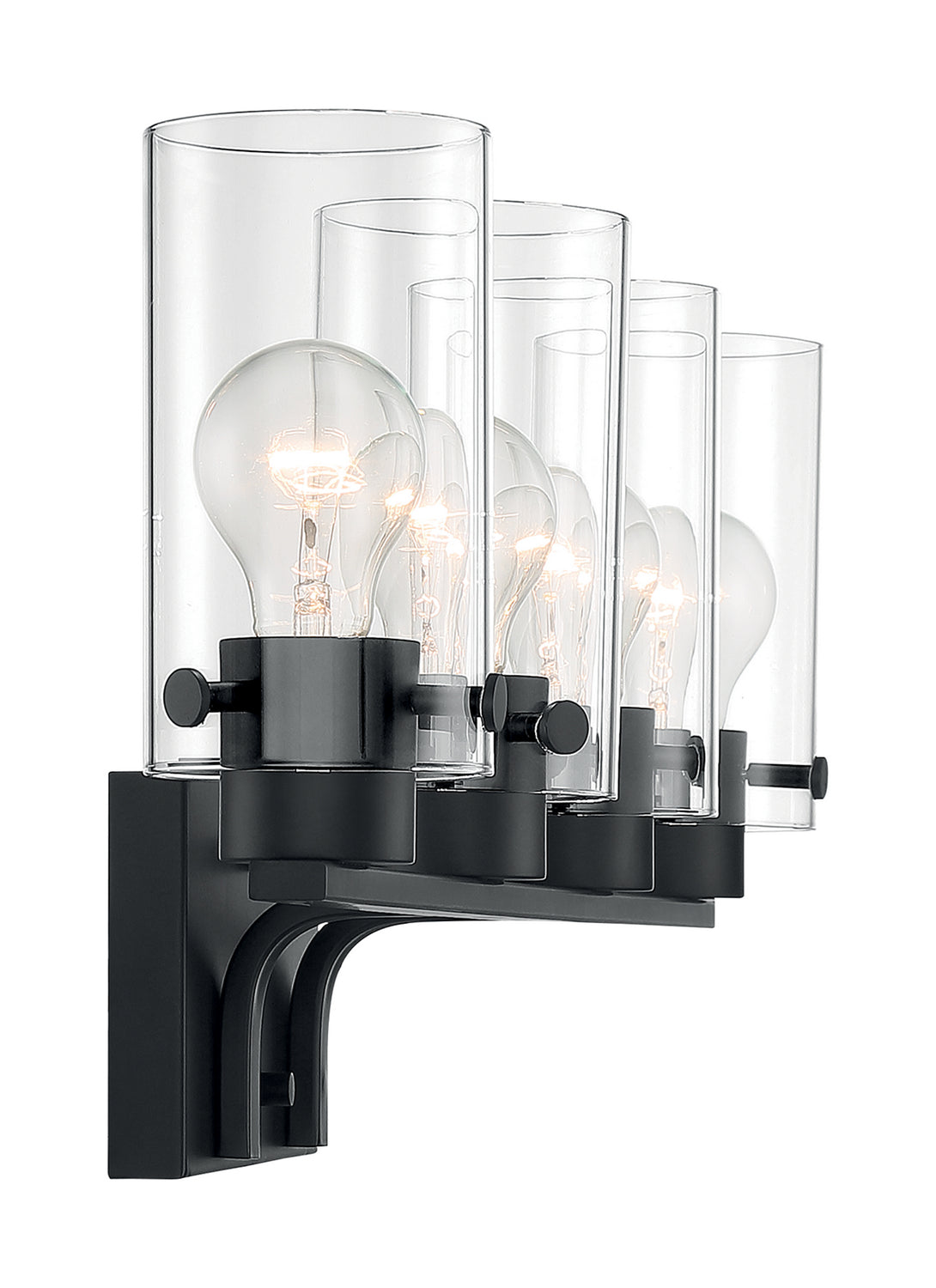 Nuvo Lighting - 60-7274 - Four Light Vanity - Sommerset - Matte Black