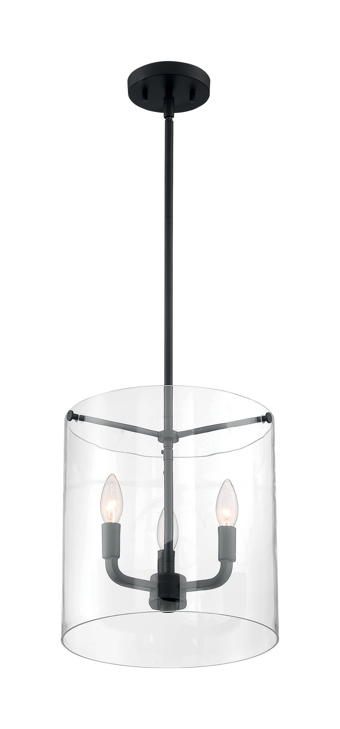 Nuvo Lighting - 60-7277 - Three Light Pendant - Sommerset - Matte Black