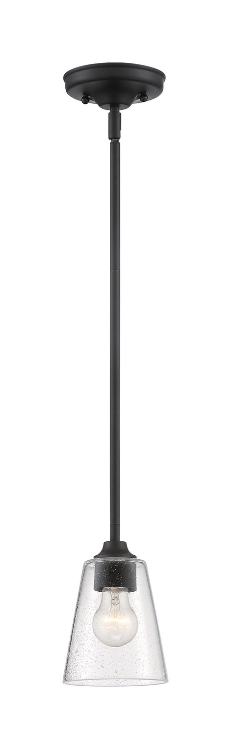 Nuvo Lighting - 60-7280 - One Light Mini Pendant - Bransel - Matte Black