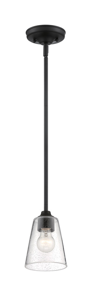 Nuvo Lighting - 60-7280 - One Light Mini Pendant - Bransel - Matte Black