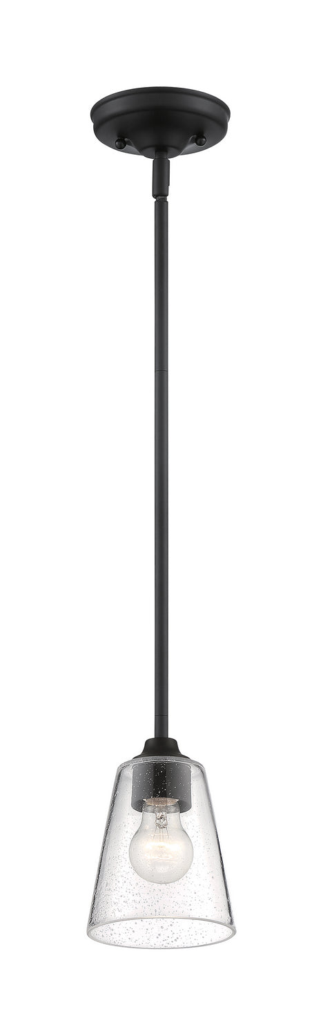 Nuvo Lighting - 60-7280 - One Light Mini Pendant - Bransel - Matte Black