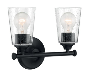 Nuvo Lighting - 60-7282 - Two Light Vanity - Bransel - Matte Black