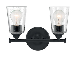 Nuvo Lighting - 60-7282 - Two Light Vanity - Bransel - Matte Black