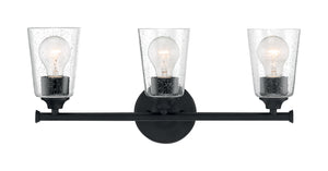 Nuvo Lighting - 60-7283 - Three Light Vanity - Bransel - Matte Black