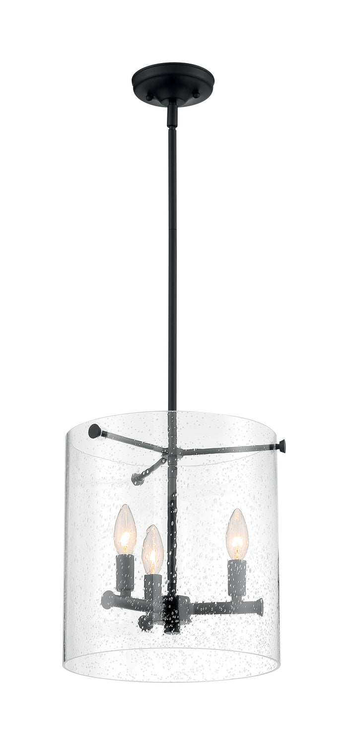 Nuvo Lighting - 60-7287 - Three Light Pendant - Bransel - Matte Black