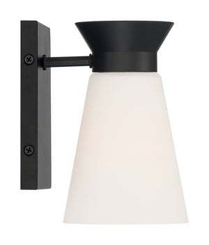 Nuvo Lighting - 60-7311 - One Light Wall Sconce - Caleta - Black