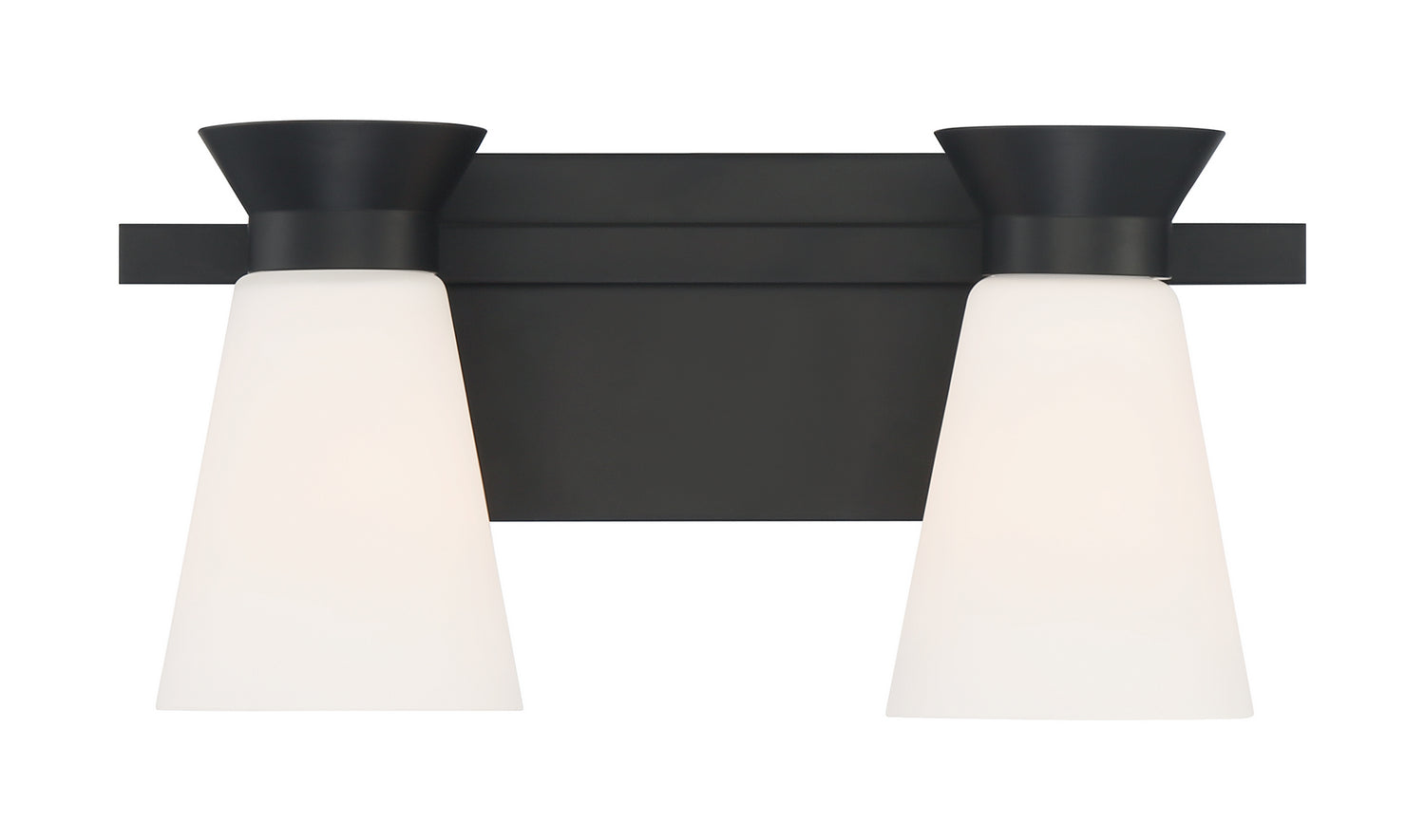 Nuvo Lighting - 60-7312 - Two Light Vanity - Caleta - Black