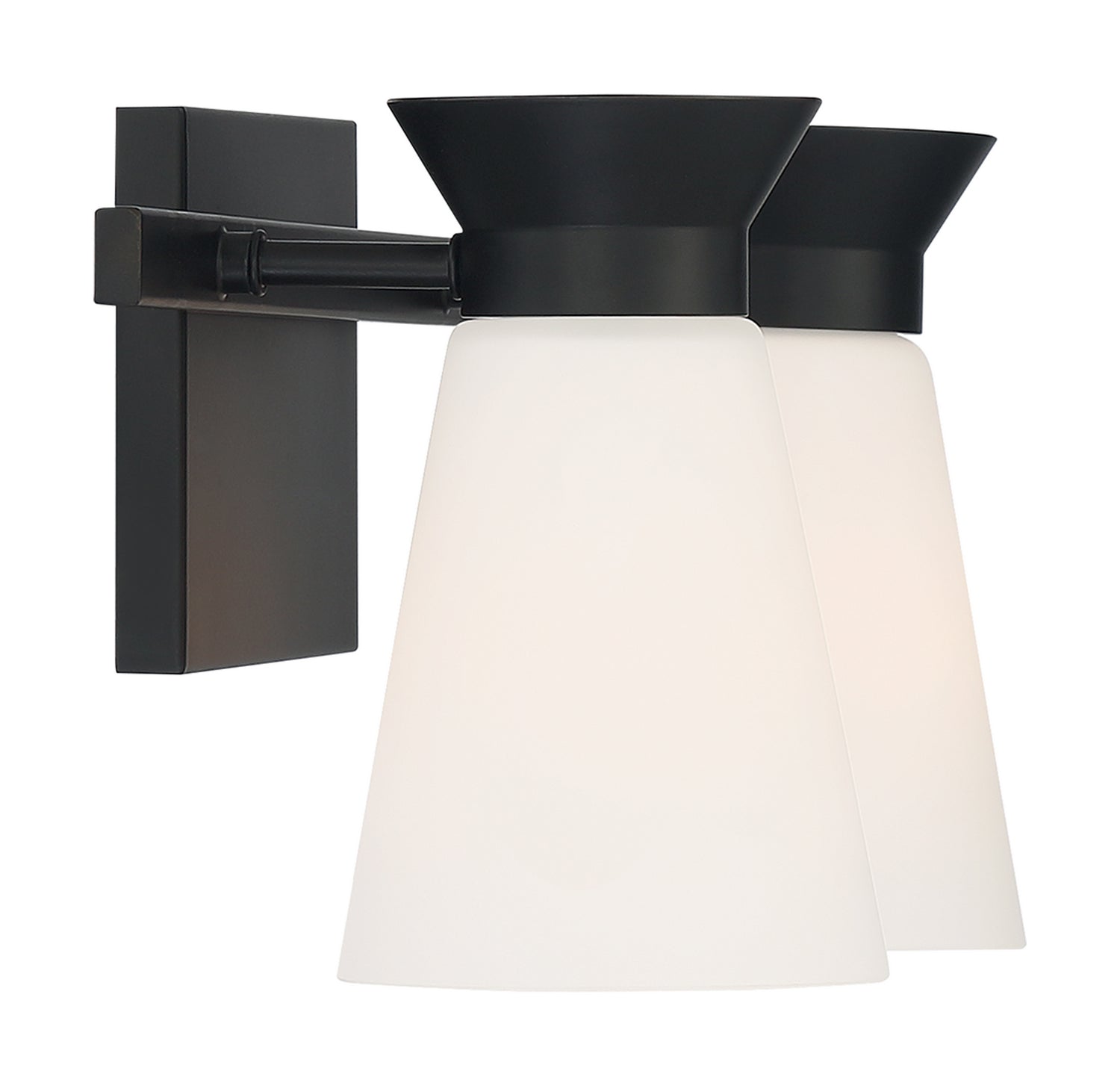 Nuvo Lighting - 60-7312 - Two Light Vanity - Caleta - Black