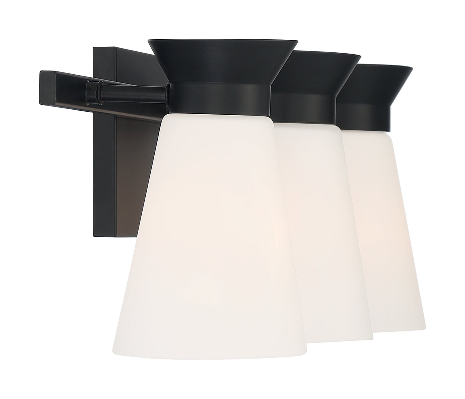 Nuvo Lighting - 60-7313 - Three Light Vanity - Caleta - Black