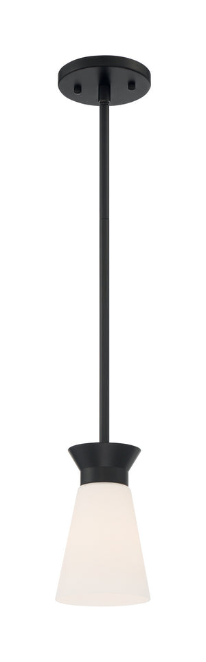 Nuvo Lighting - 60-7314 - One Light Mini Pendant - Caleta - Black