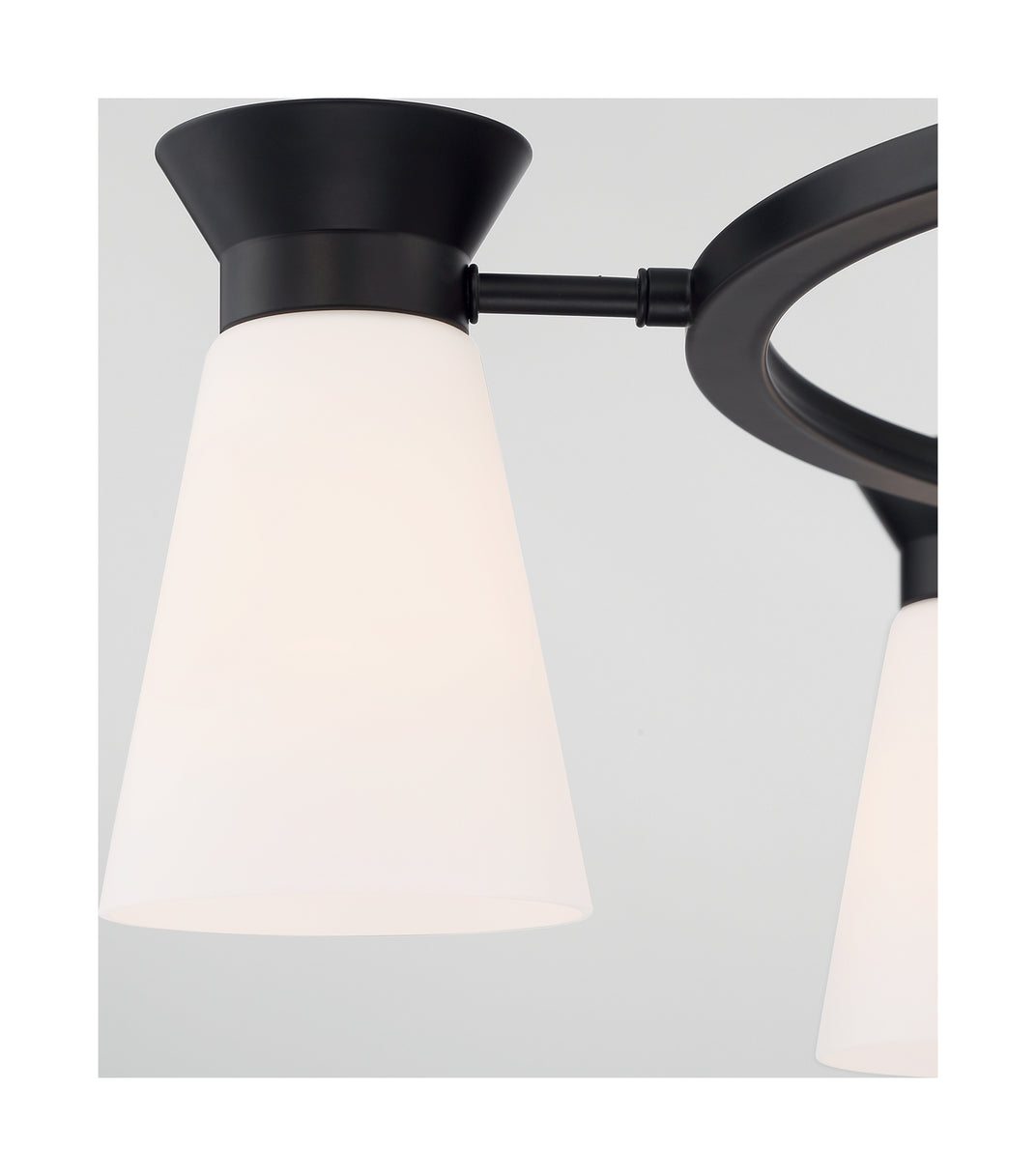 Nuvo Lighting - 60-7315 - Five Light Chandelier - Caleta - Black