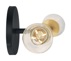 Nuvo Lighting - 60-7342 - Two Light Vanity - Ryder - Black / Brushed Brass