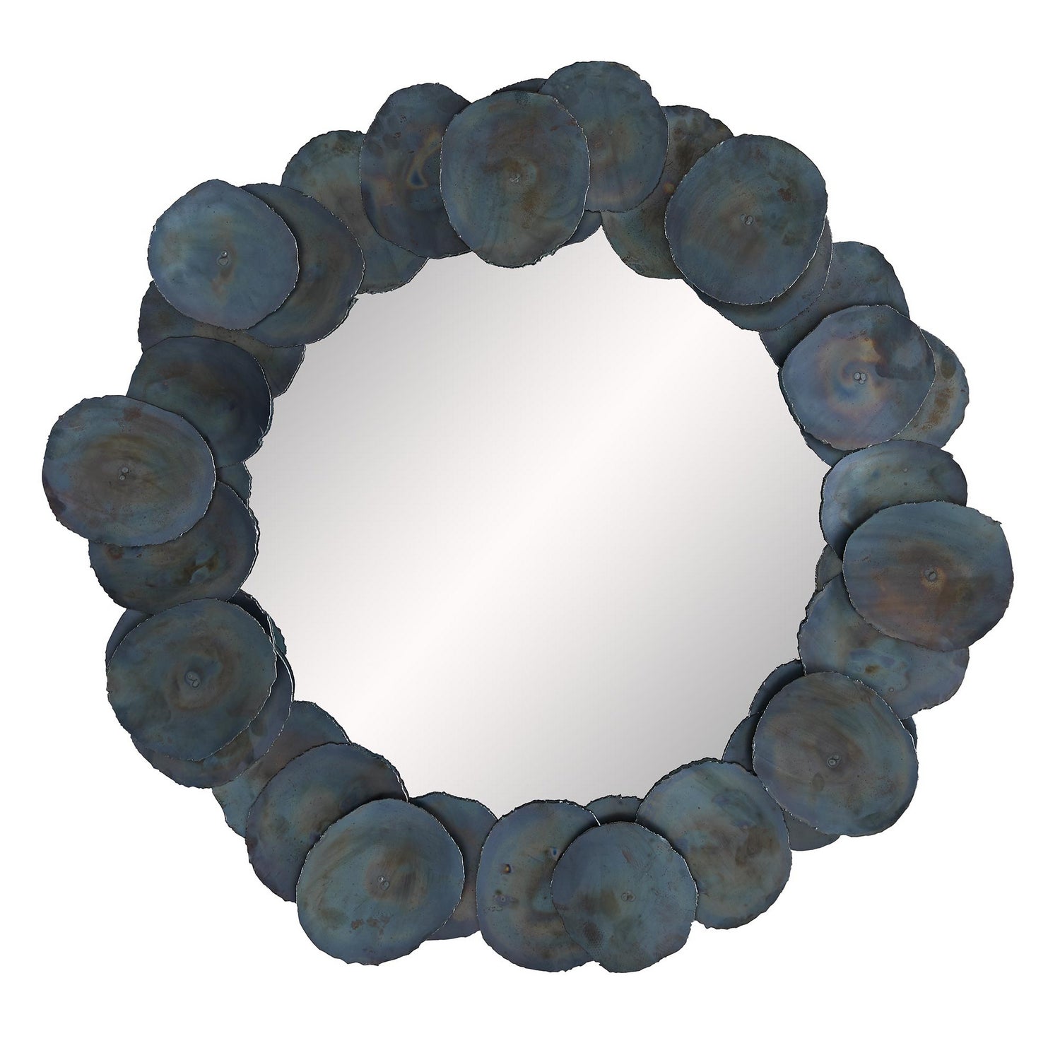 Arteriors - 3151 - Mirror - Kensey Discs - Burnt Iron