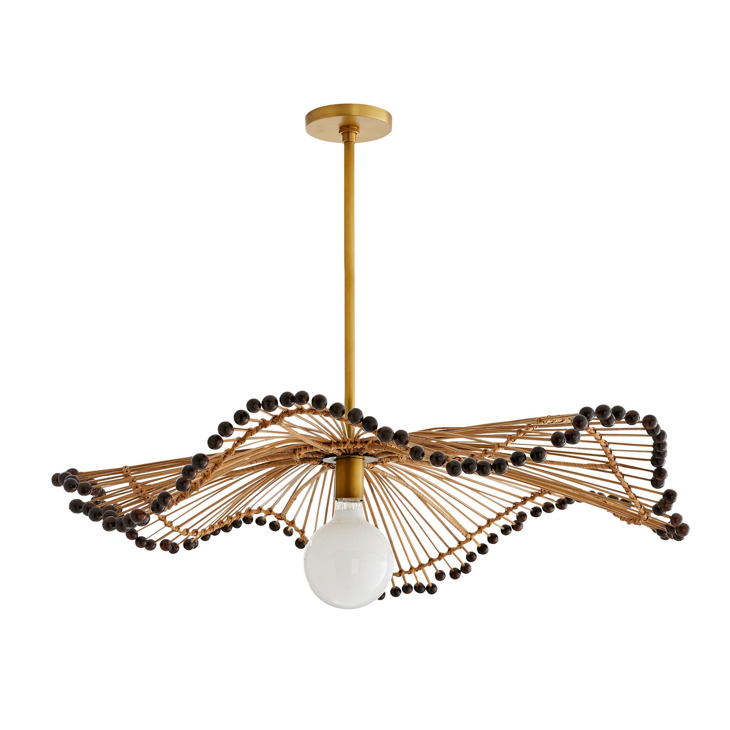 Arteriors - 45046 - One Light Pendant - Waverly - Natural