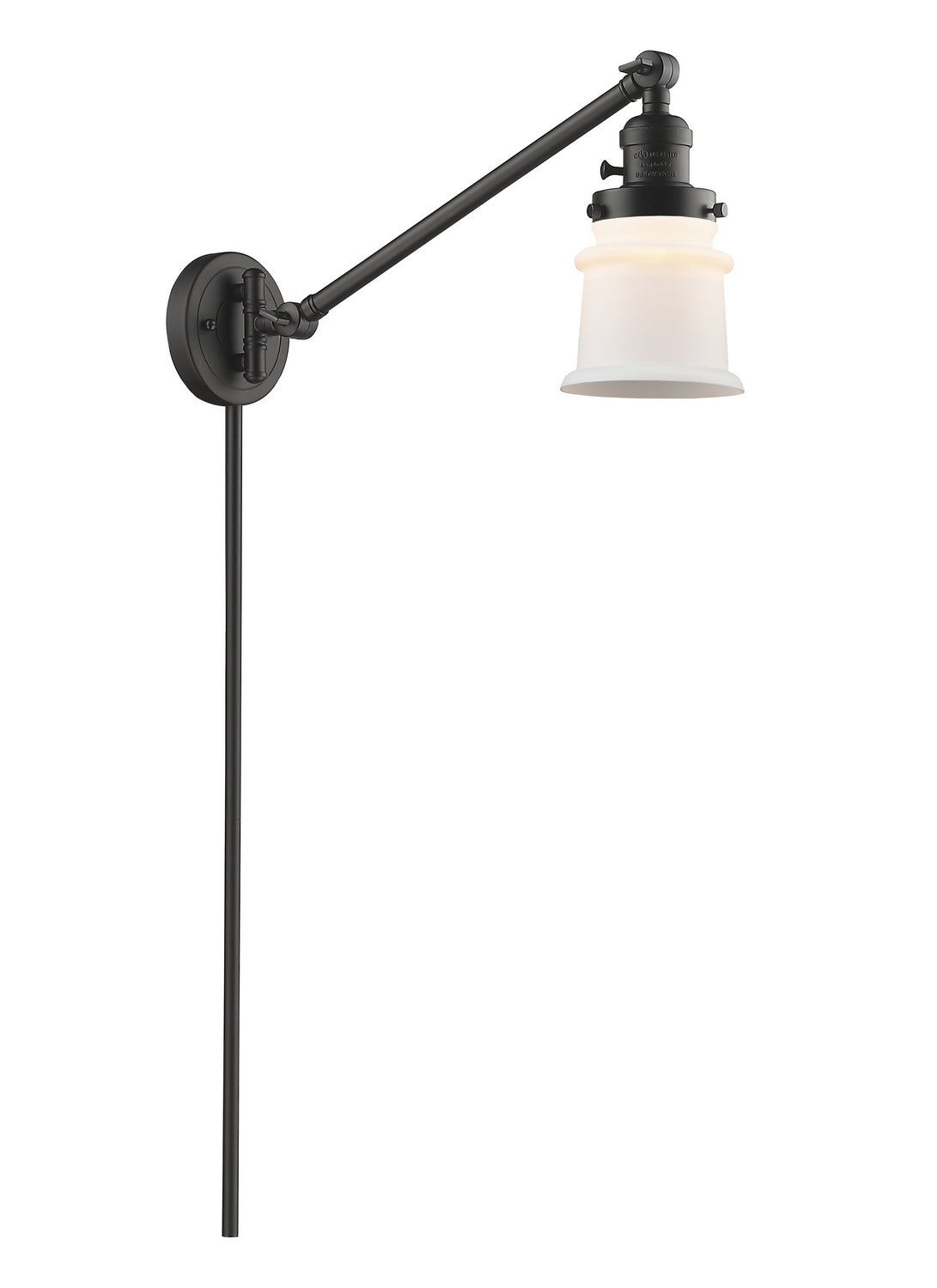 Innovations - 237-OB-G181S - One Light Swing Arm Lamp - Franklin Restoration - Oil Rubbed Bronze