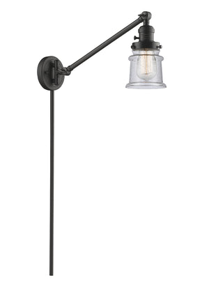 Innovations - 237-OB-G184S - One Light Swing Arm Lamp - Franklin Restoration - Oil Rubbed Bronze