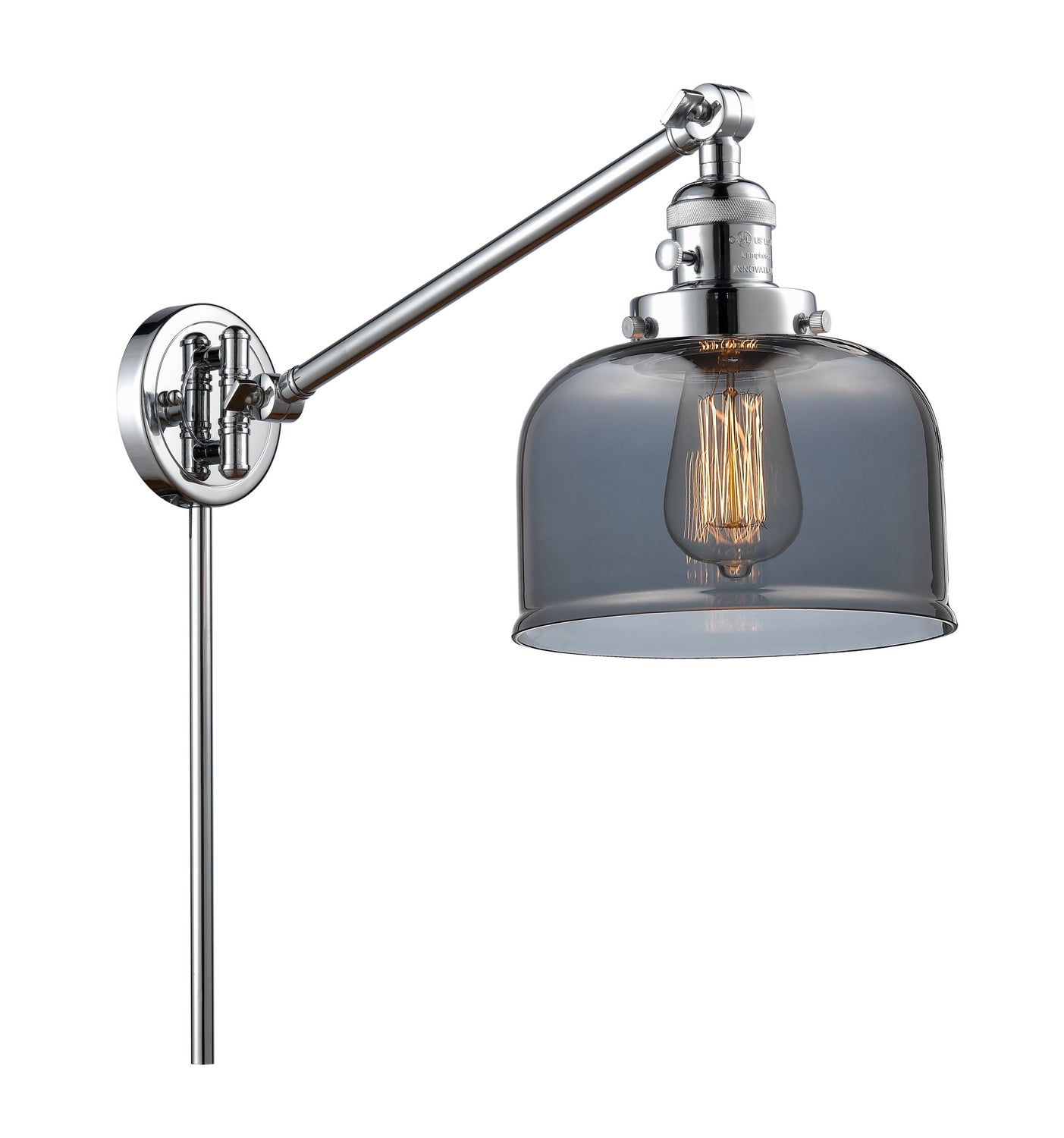 Innovations - 237-PC-G73 - One Light Swing Arm Lamp - Franklin Restoration - Polished Chrome