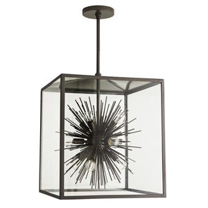 Arteriors - 49225 - 12 Light Outdoor Pendant - Zanadoo - Aged Iron