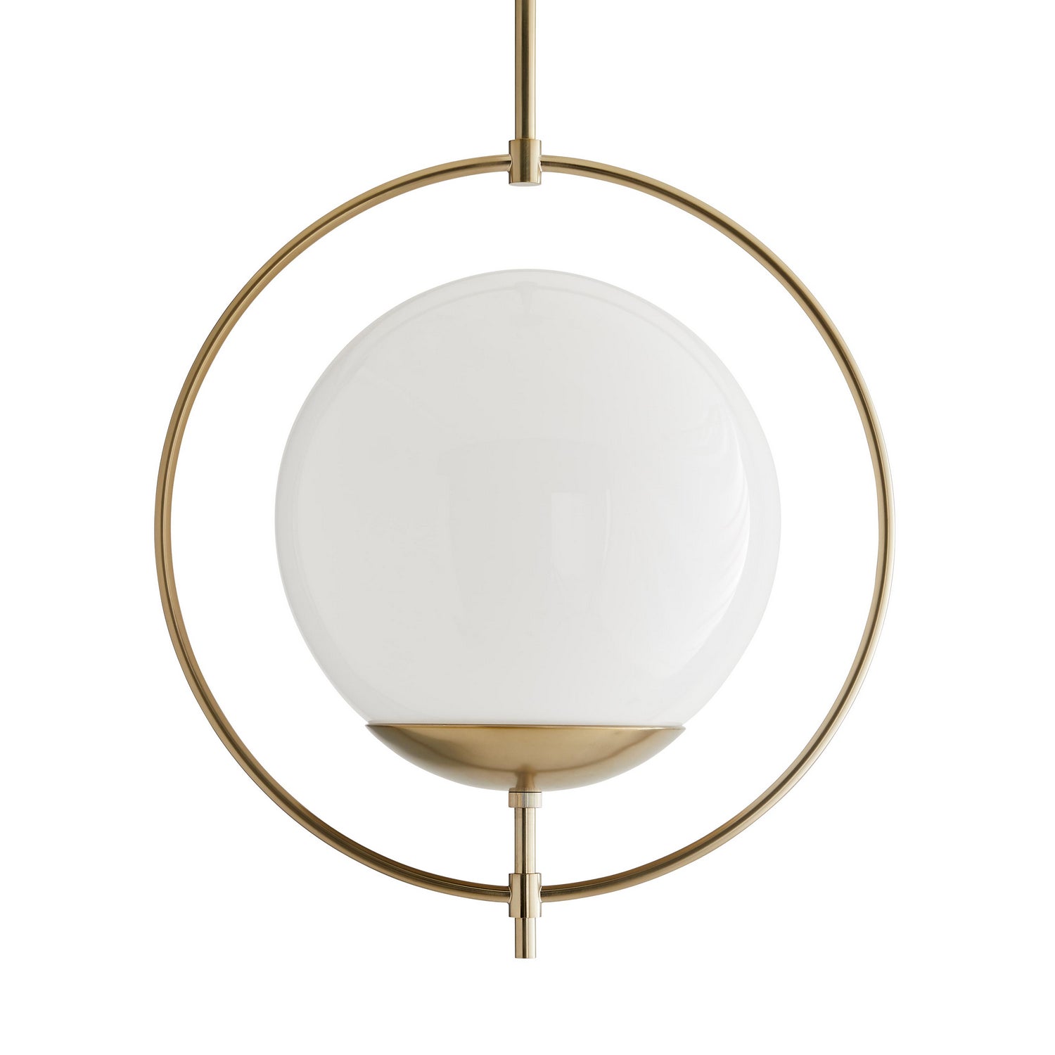 Arteriors - 49330 - One Light Pendant - Volta - Pale Brass