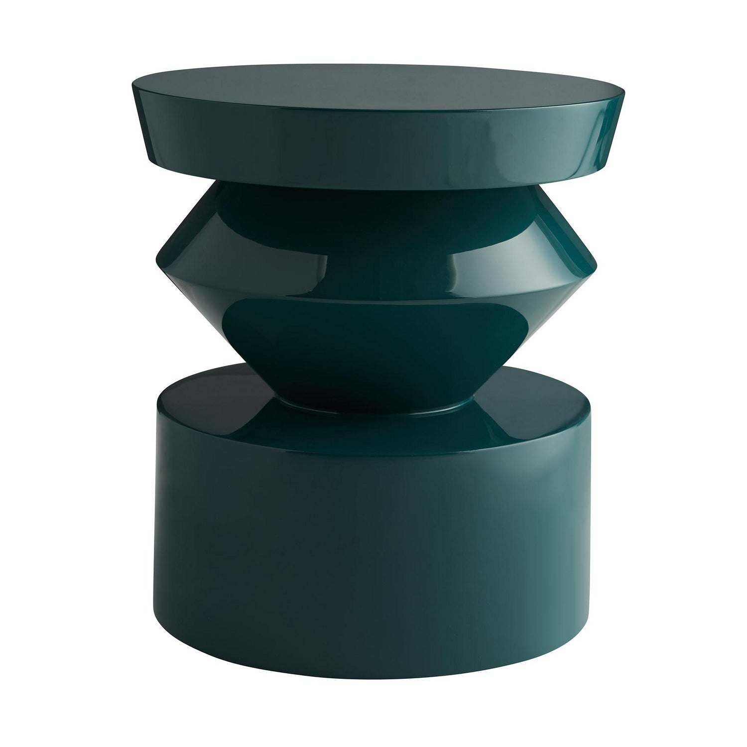 Arteriors - 5031 - Side Table - Uma - Peacock Lacquer