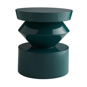 Arteriors - 5031 - Side Table - Uma - Peacock Lacquer