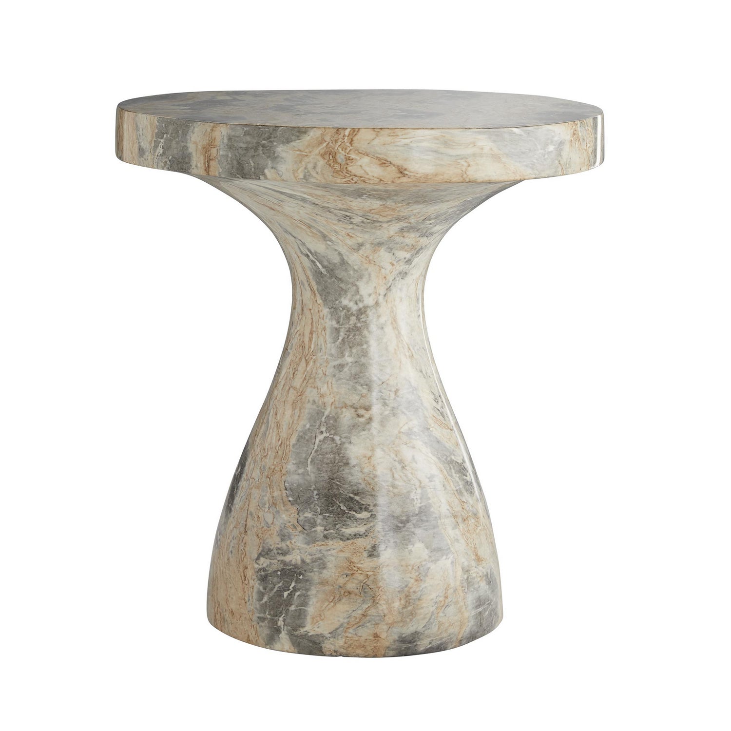 Arteriors - 5550 - Accent Table - Serafina - Sahara Faux Marble