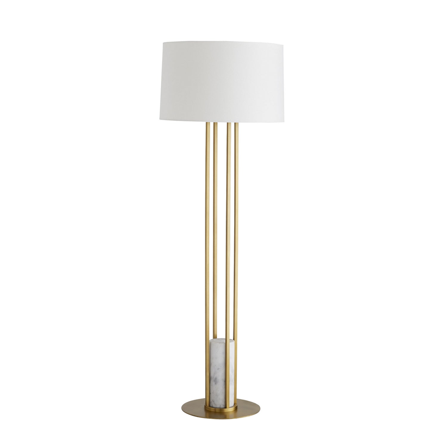 Arteriors - 79803-694 - One Light Floor Lamp - Candice - Antique Brass