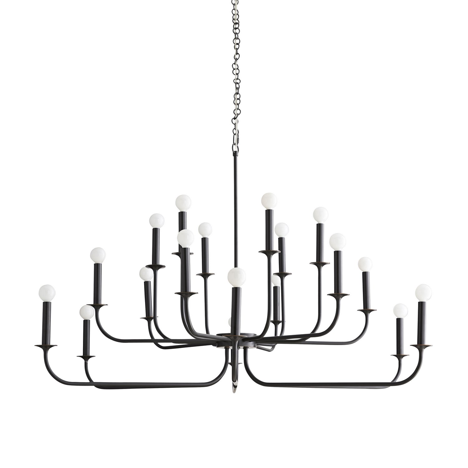 Arteriors - 89345 - 18 Light Chandelier - Breck - Bronze