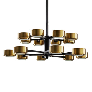 Arteriors - 89438 - 16 Light Chandelier - Jalen - Vintage Brass