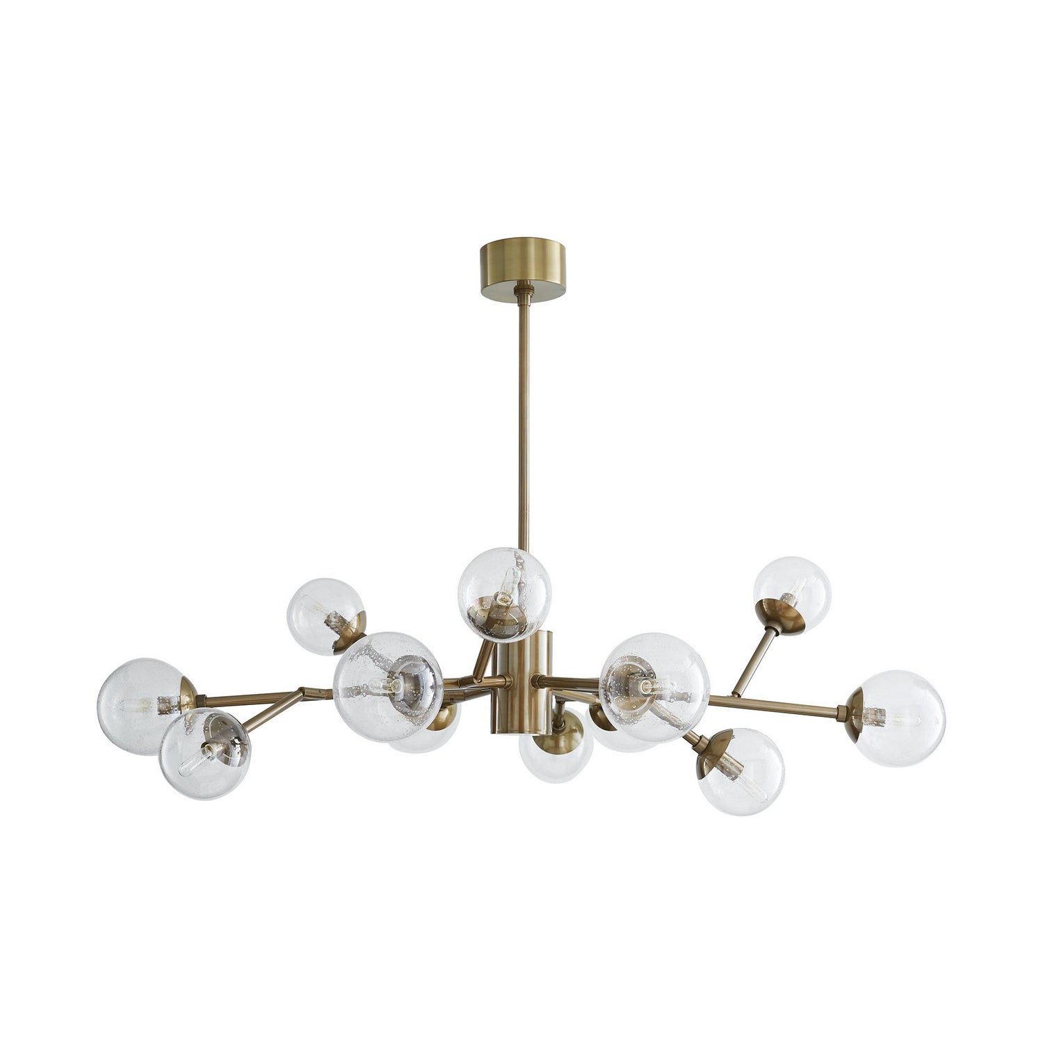 Arteriors - 89455 - 12 Light Chandelier - Dallas - Vintage Brass