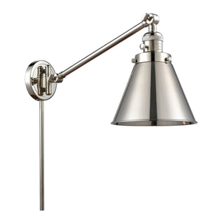 Innovations - 237-PN-M13-PN - One Light Swing Arm Lamp - Franklin Restoration - Polished Nickel