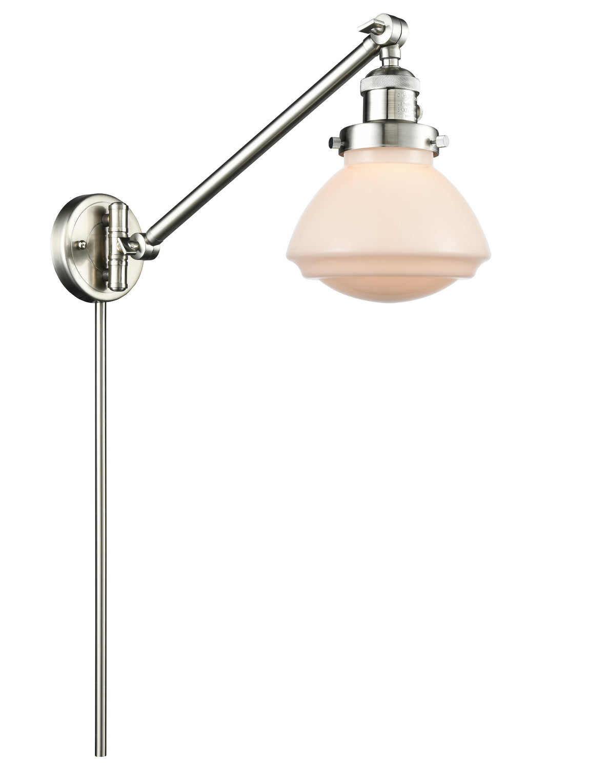 Innovations - 237-SN-G321 - One Light Swing Arm Lamp - Franklin Restoration - Brushed Satin Nickel