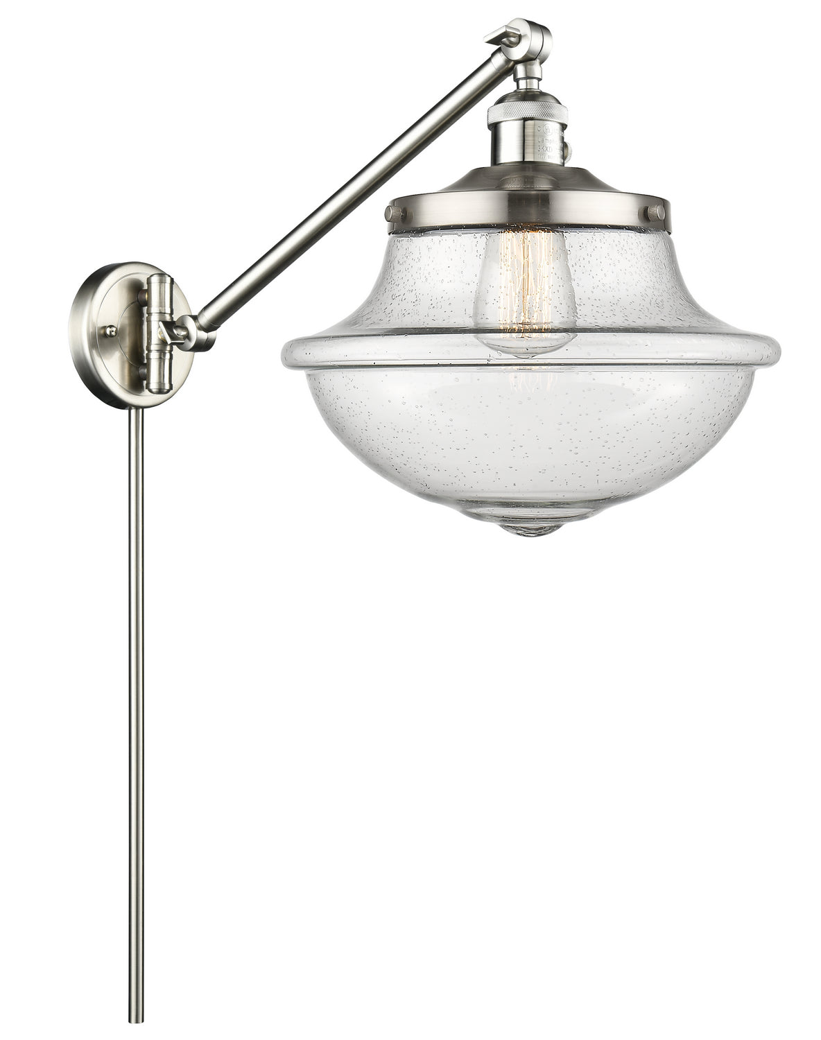 Innovations - 237-SN-G544 - One Light Swing Arm Lamp - Franklin Restoration - Brushed Satin Nickel