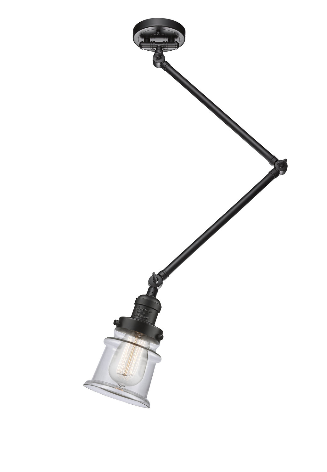 Innovations - 238C-OB-G182S - One Light Flush Mount - Franklin Restoration - Oil Rubbed Bronze