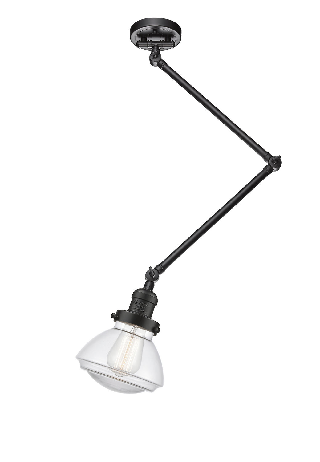 Innovations - 238C-OB-G322 - One Light Flush Mount - Franklin Restoration - Oil Rubbed Bronze