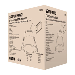 Satco - S11812 - LED Downlight - White