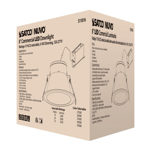 Satco - S11816 - LED Downlight - Silver