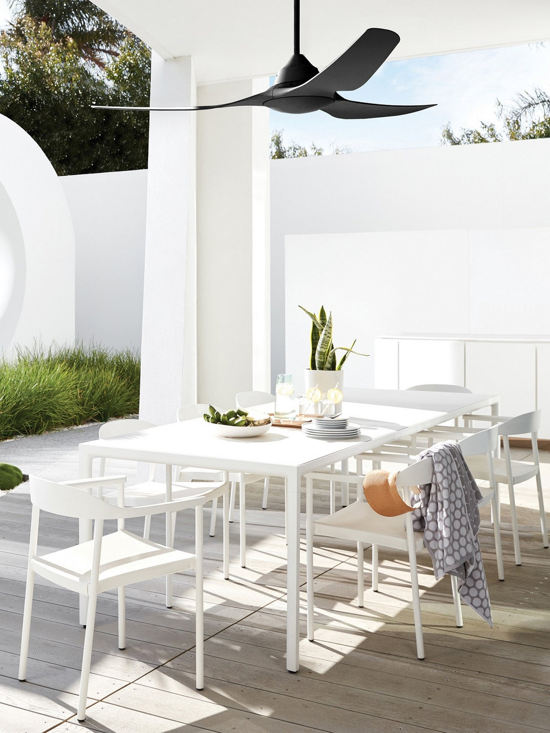 Beacon Lighting - 21309501 - 50``Ceiling Fan - Mariner - Black