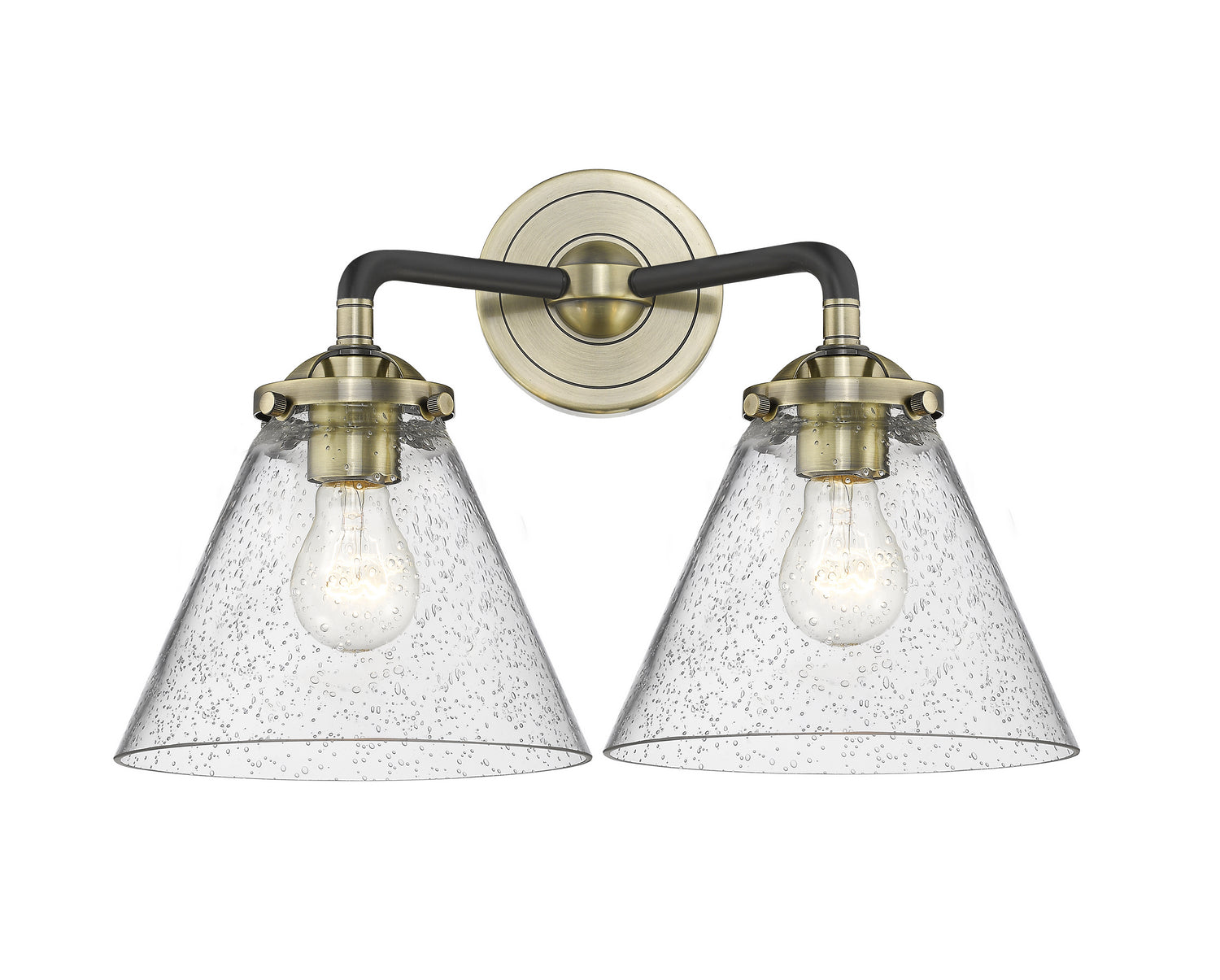 Innovations - 284-2W-BAB-G44 - Two Light Bath Vanity - Nouveau - Black Antique Brass