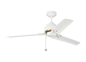 Visual Comfort Fan - 3AR54RZWBBS - 54"Ceiling Fan - Arcade - Matte White