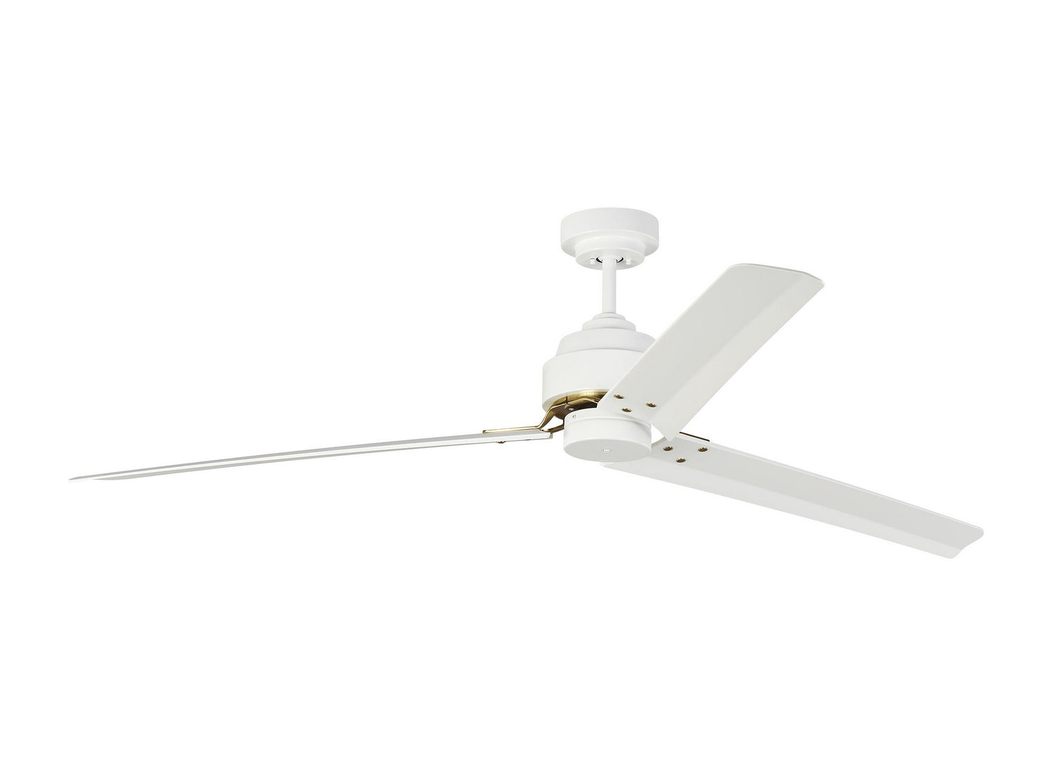 Visual Comfort Fan - 3ARR68RZWBBS - 68"Ceiling Fan - Arcade - Matte White