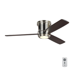 Visual Comfort Fan - 3TAHR56PNDMD - 56``Ceiling Fan - Aerotour Semi-Flush 56 - Polished Nickel